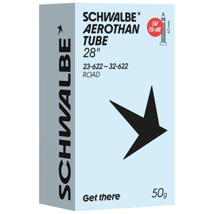 SCHWALBE Duša AEROTHAN TUBE SV15-AE (23/32-622) FV 40mm 50g TPU