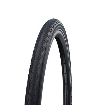 SCHWALBE Plášť DELTA CRUISER PLUS (28-622) 28x1.10 700x28C Active 50EPI PunctureGuard 590g Bílý bok reflex G