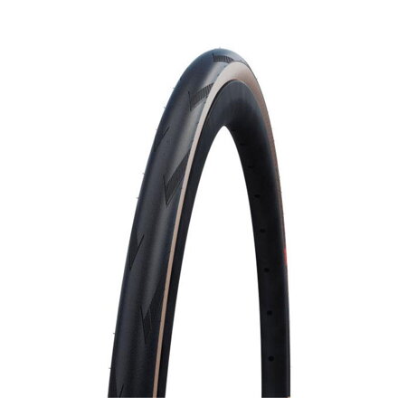 SCHWALBE Plášť PRO ONE TT 700x25C (25-622) 127EPI 235g TLE Evo Super Race Addix Race hnedý bok skladací