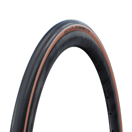 SCHWALBE Plášť ONE 700x28C (28-622) 67EPI 265g Perf RaceGuard Addix hnedý bok skladací