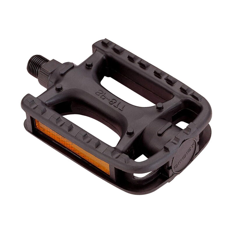 LONGUS Pedále MTB PP KNR plast čierne guľôčkové
