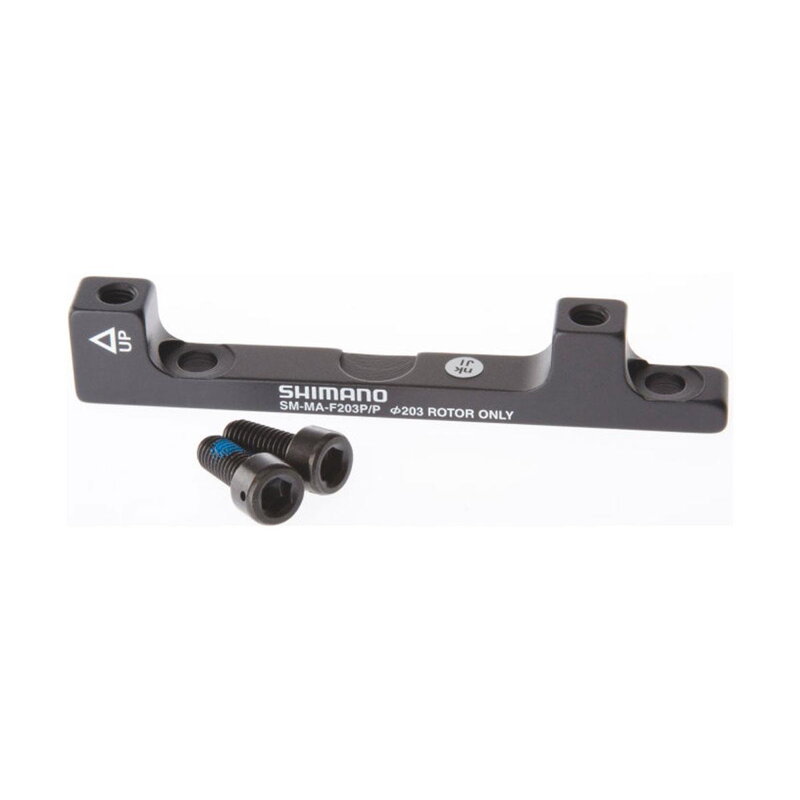 SHIMANO Adapter SM-MAF203 front for disc 203mm PM/PM (160/203) SHIMANO Adapter SM-MAF203 front for disc 203mm PM/PM (160/203)