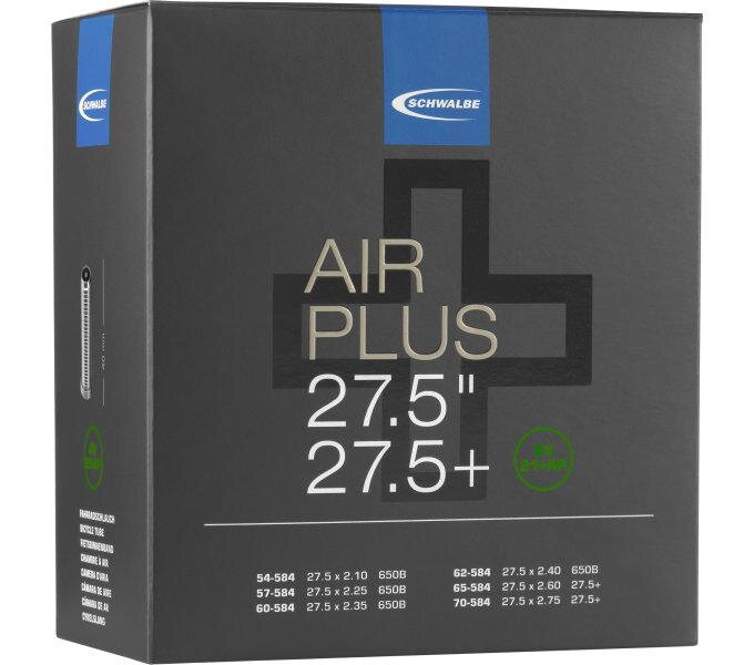SCHWALBE Duša AIR PLUS AV21+AP 27.5x2.10/3.00 AV(54/70-584) 40mm 400g