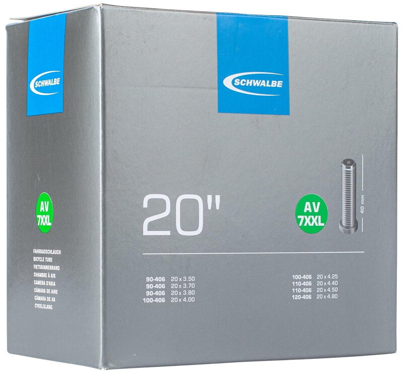 SCHWALBE Duša AV7XXL (90/120-406) AV 40mm 310g