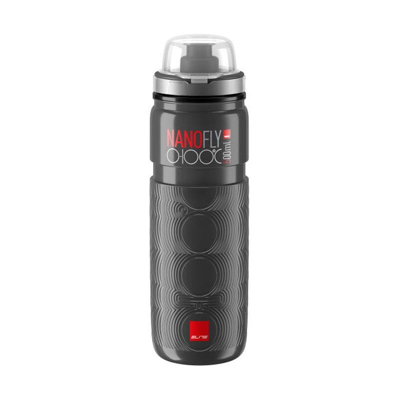ELITE Fľaša NANO FLY 0-100°C tmavá šedá 500 ml