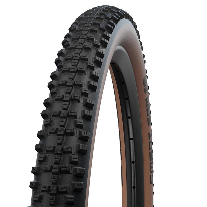 SCHWALBE Plášť SMART SAM 27.5x2.10 (54-584) 67EPI 660g Perf Addix hnedý bok