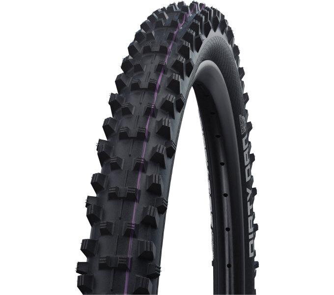 SCHWALBE Plášť DIRTY DAN 29x2.00 (50-622) 67EPI 710g TLE Evo Super Race Addix SpeedGrip hnedý bok skladací