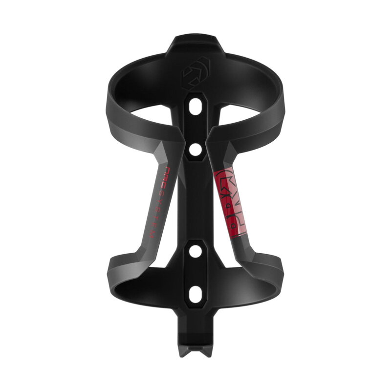 PRO Košík na fľašu PERFORMANCE nylon čierno-červený