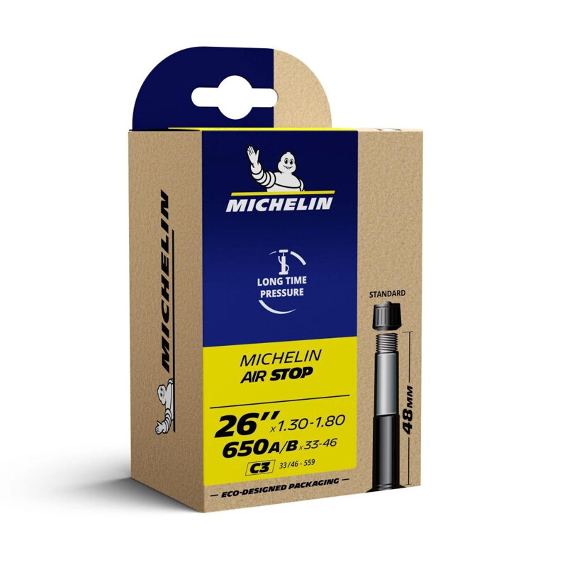 MICHELIN Duša C3 AIRSTOP 26x1.30/1.80 (33/46-559) AV 48mm 196g