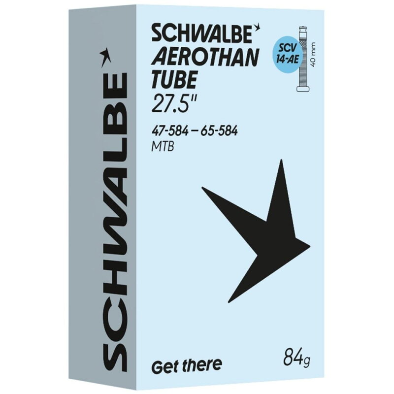 SCHWALBE Duša AEROTHAN TUBE SCV14-AE (47/65-584) SCV 40mm 84g TPU