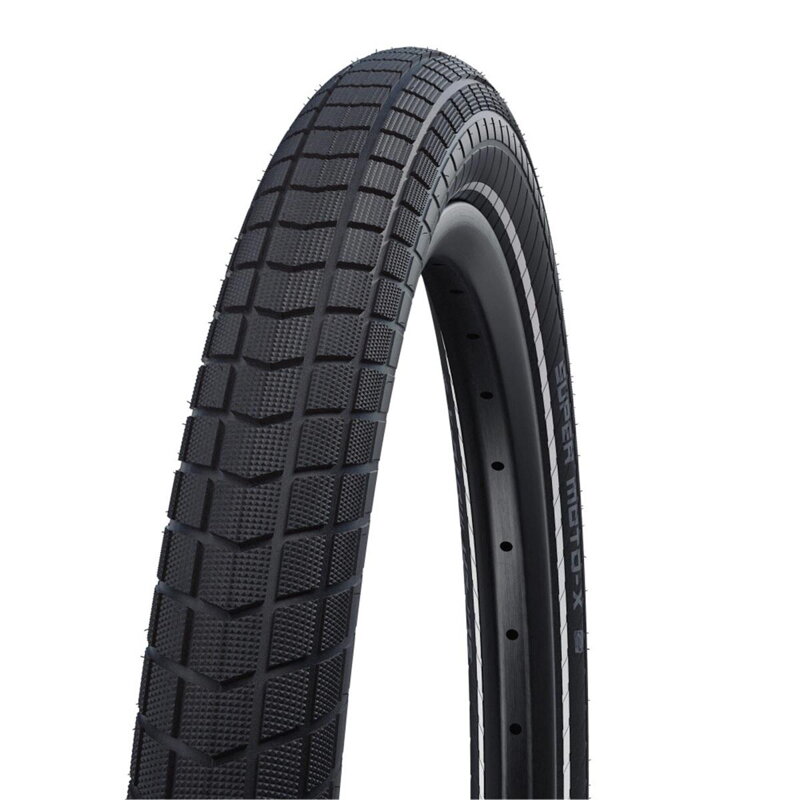 SCHWALBE Plášť SUPER MOTO-X 20x4.00 (100-406) 2x67EPI 995g Perf Reinforced Addix reflex