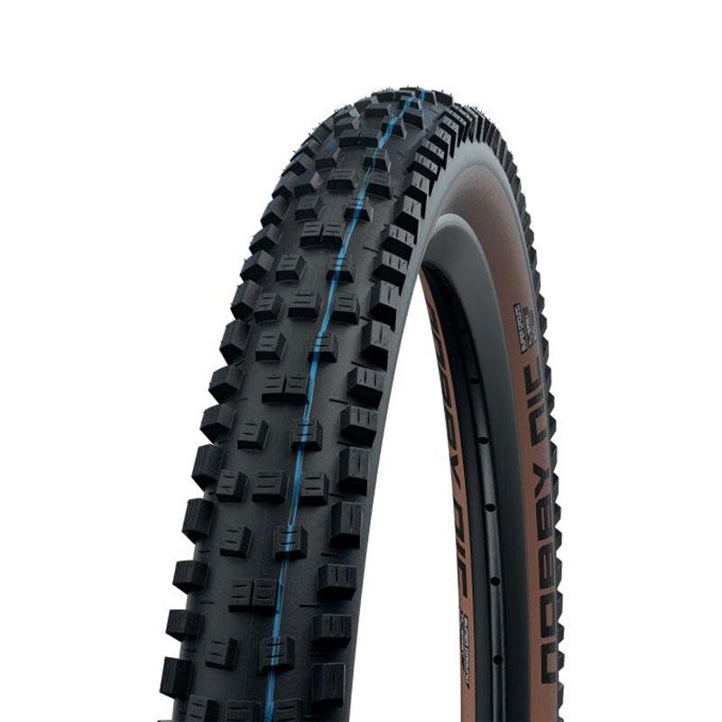 SCHWALBE Plášť NOBBY NIC 27.5x2.40 (62-584) 67EPI 812g TLE Evo Super Ground Addix SpeedGrip hnedý bok skladac