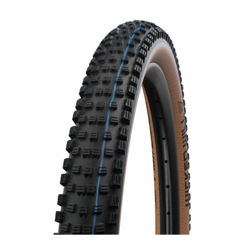 SCHWALBE Plášť WICKED WILL 29x2.40 (62-622) 67EPI 845g TLE Evo Super Ground Addix SpeedGrip hnedý bok skladac
