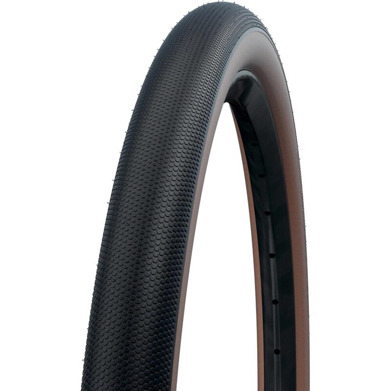 SCHWALBE Plášť G-ONE SPEED 27.5x2.00 (50-584) 67EPI 515g TLE Perf RaceGuard Addix hnedý bok skladací