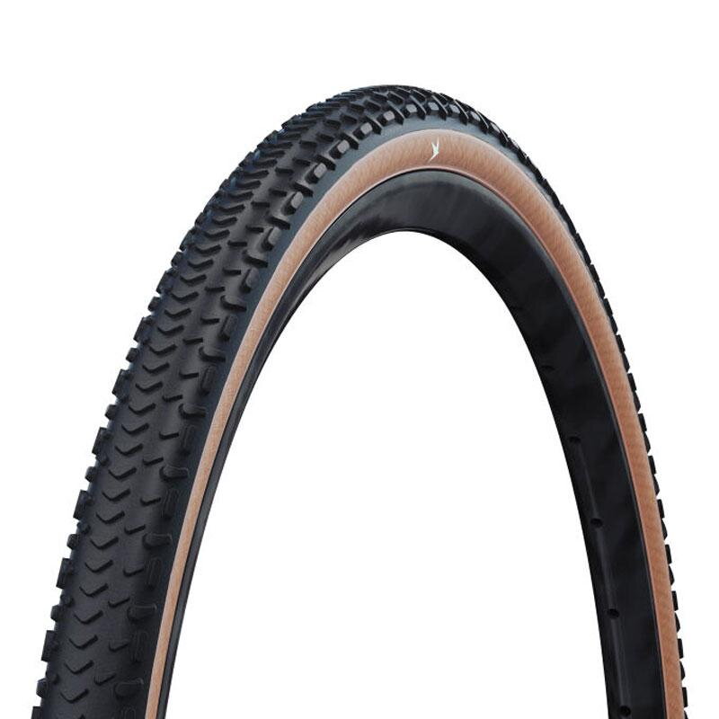SCHWALBE Plášť G-ONE RX PRO 700x40C (40-622) 67EPI 520g TLR Evo V-Guard RACE PRO Addix Race hnedý bok skladac