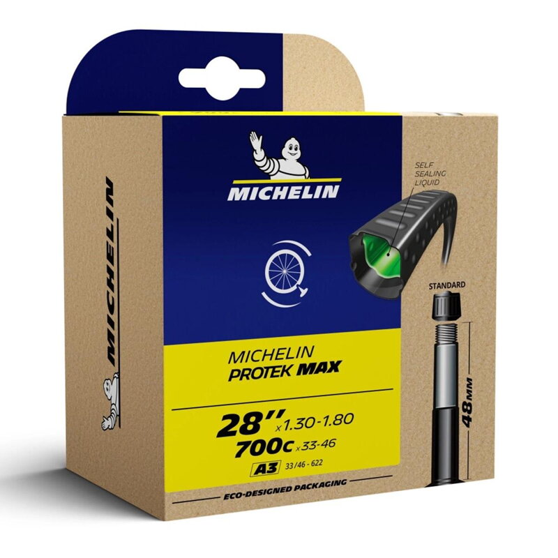 MICHELIN Duša A3 PROTEK MAX 700x33/46C (33/46-622) AV 48 mm 250g