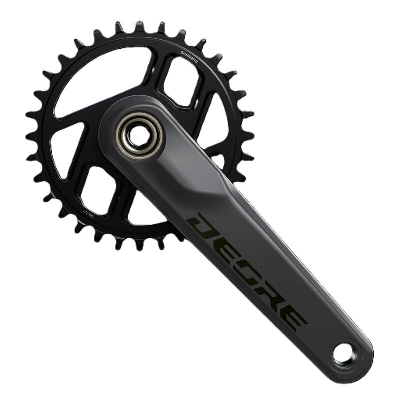 SHIMANO Stred Deore FC-M6200 175mm 30z. 12-k. čierny dvojdielny bez ložísk
