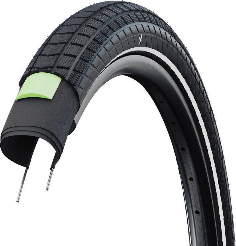 SCHWALBE Plášť MOTION SUPER MOTO-X 20x2.15 (55-406) 67EPI 680g STANDARD GreenGuard Addix Green reflex