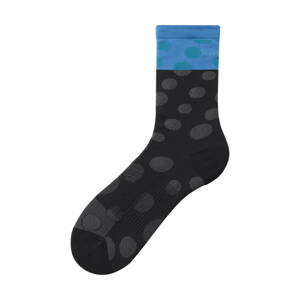 SHIMANO Ponožky ORIGINAL TALL čierno/šedé bodky L-XL (45-48)